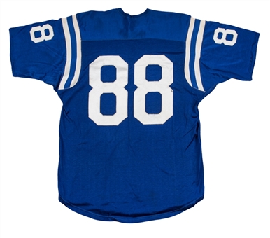 Early 1960s John Mackey Game Used & Photo Matched Baltimore Colts Home Jersey (Resolution Photomatching)